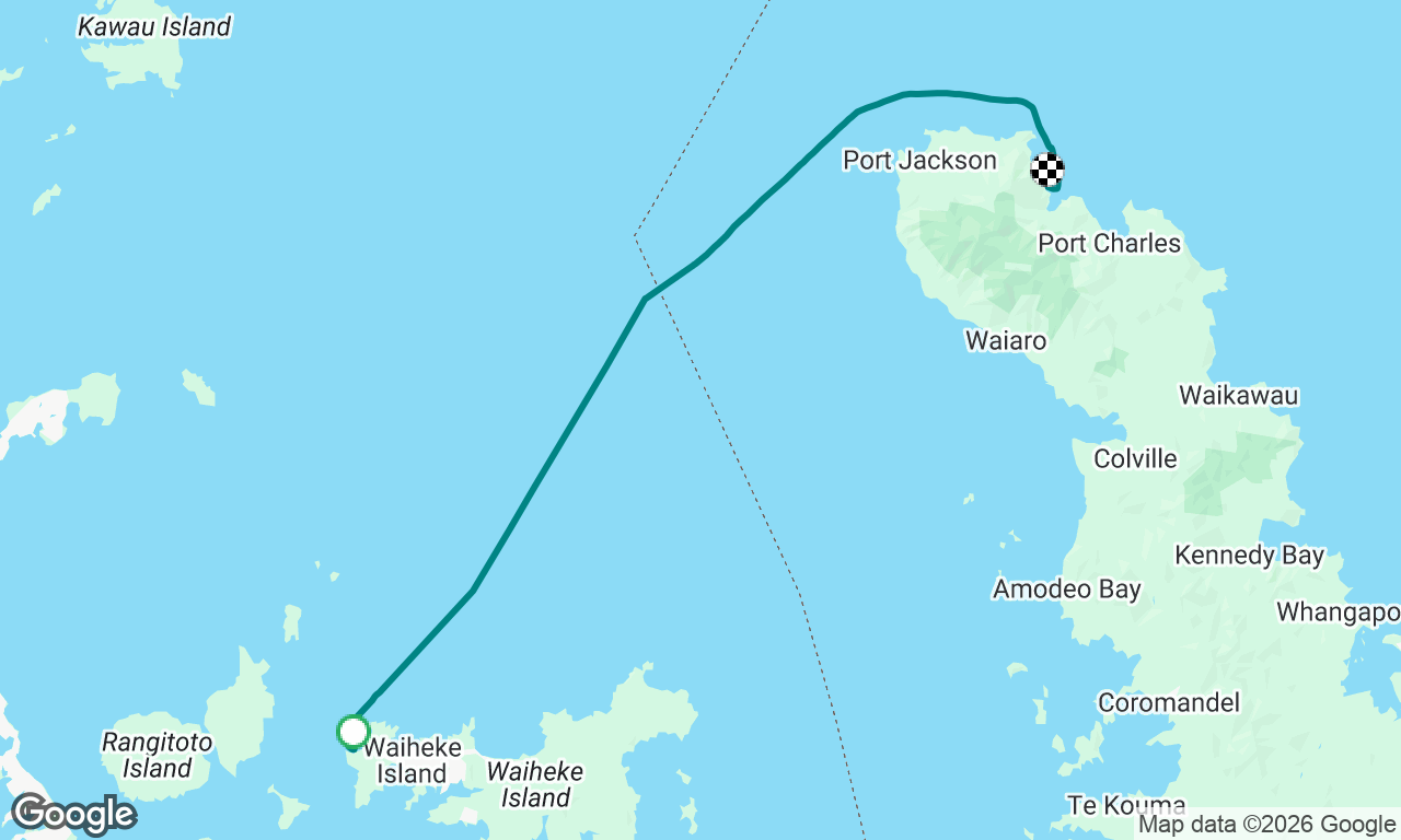 Waiheke to Stony Bay