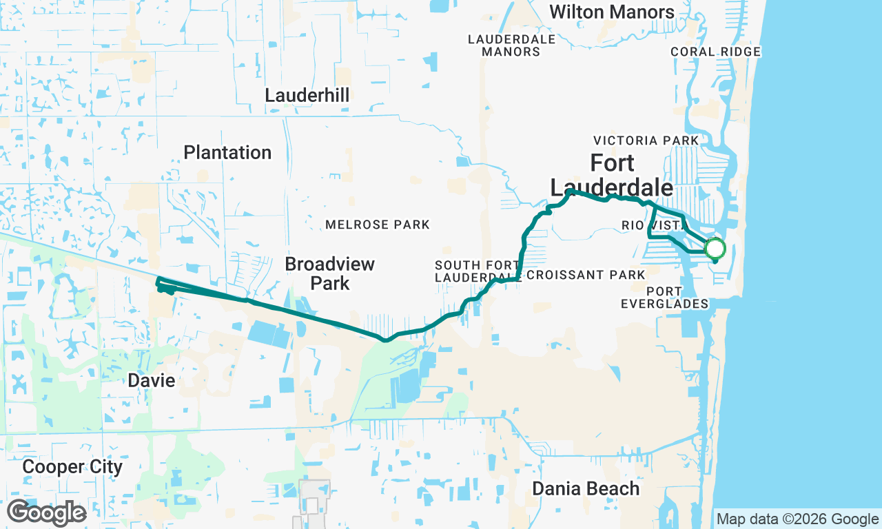 Voyage map