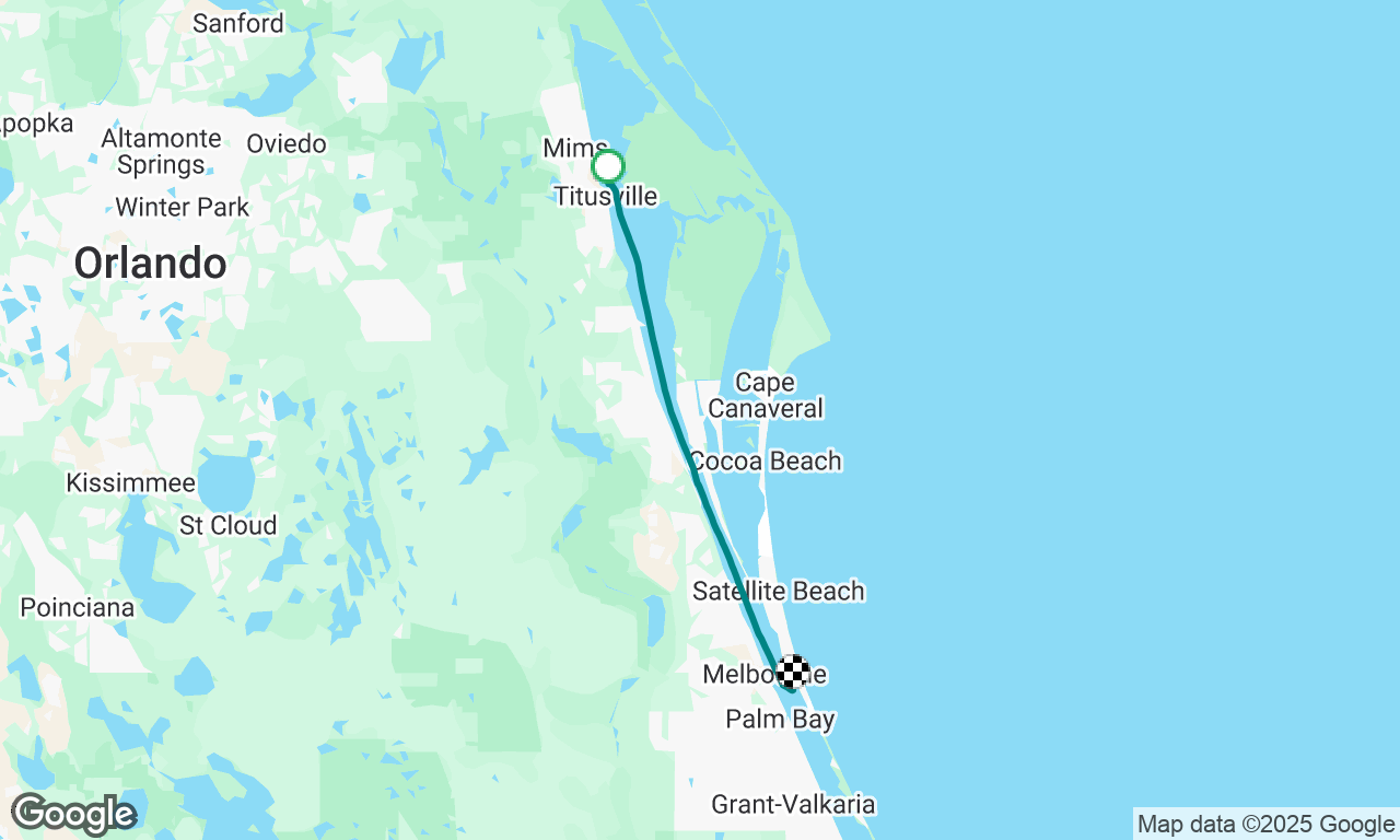 Titusville to Melbourne Beach Anchorage 