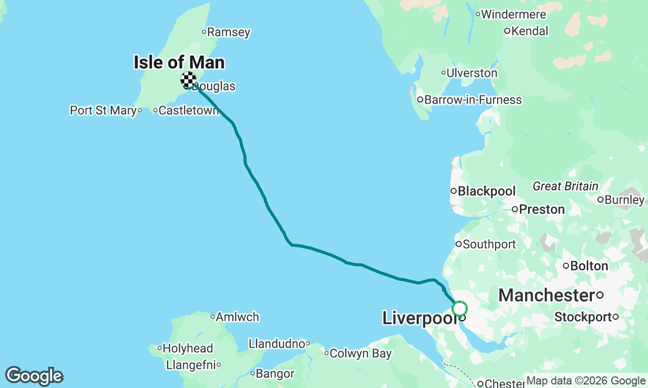 Liverpool to Douglas IoM
