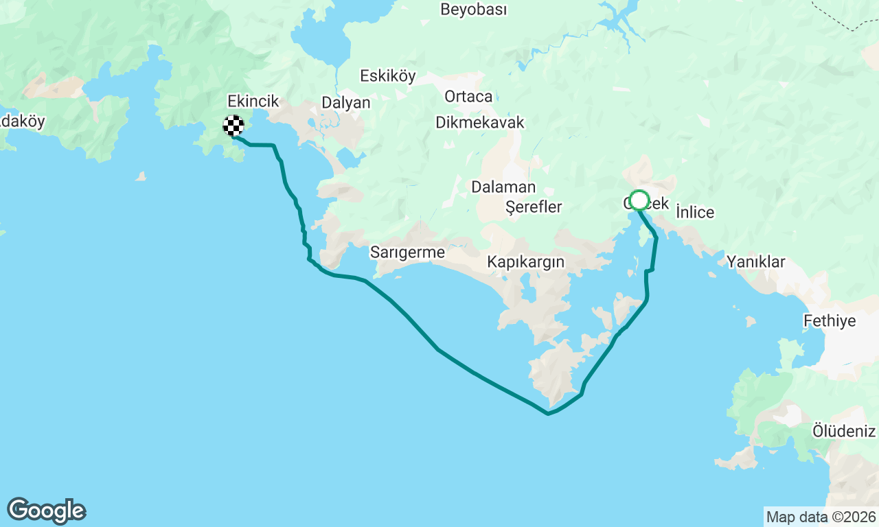 Göcek 🪢 —> Küçük Semizce ⚓️