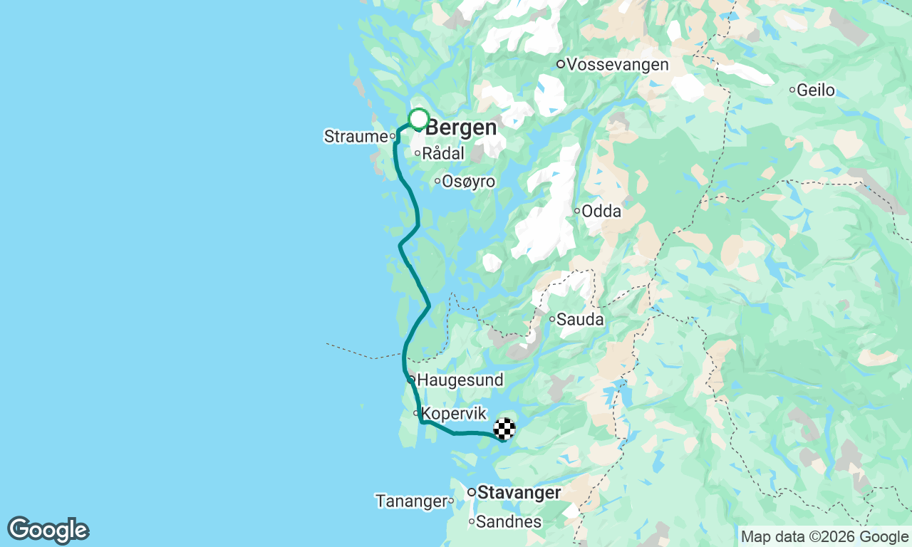 Voyage map
