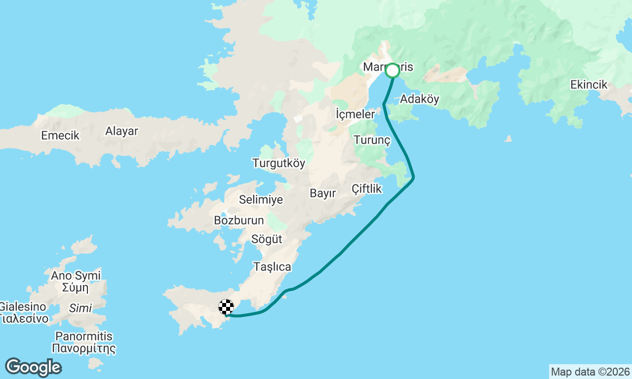 Voyage map