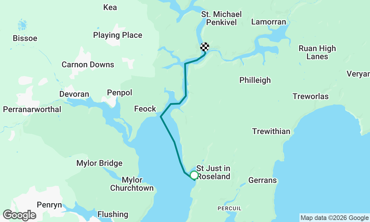 St Just to Ruan Pontoon R Fal