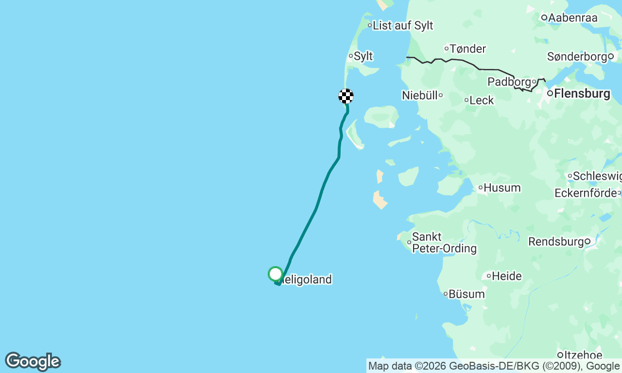 Helgoland → Hörnum