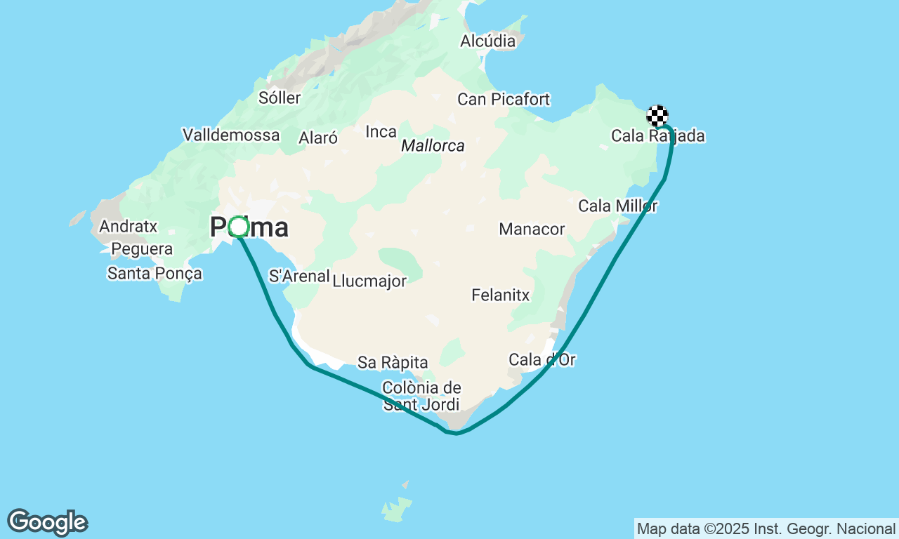 Palma to mooring 