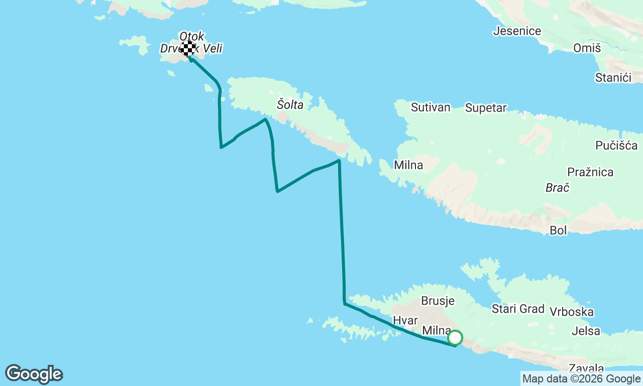 Hvar to Veliki Drevnik