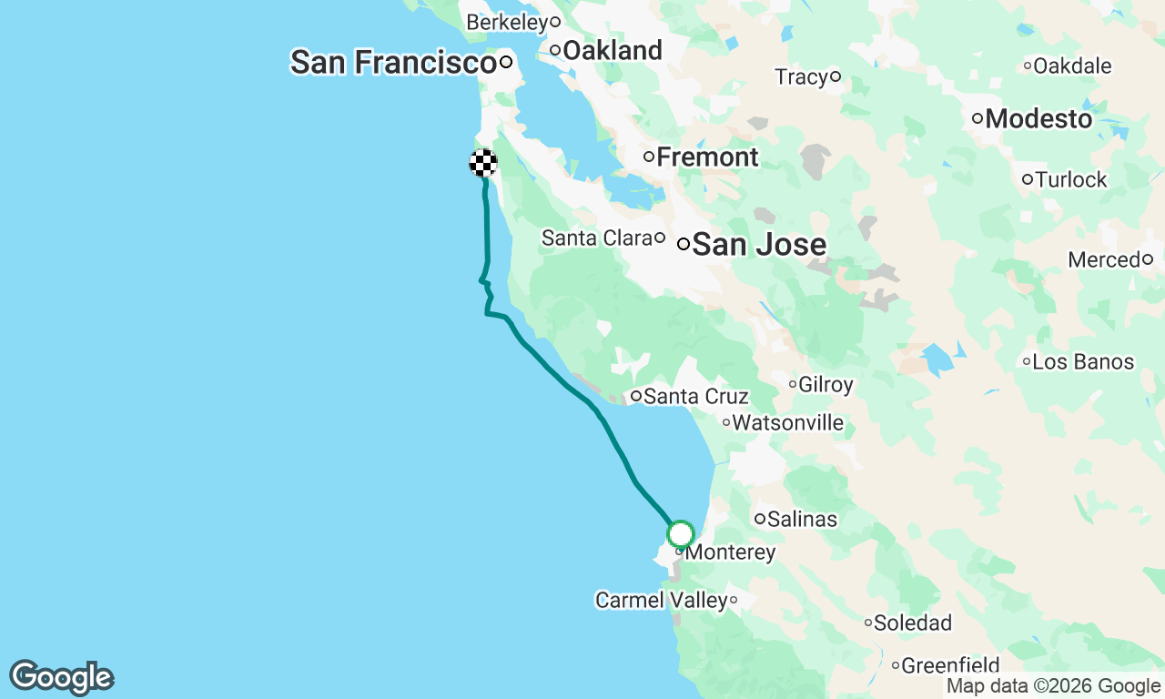 Voyage map