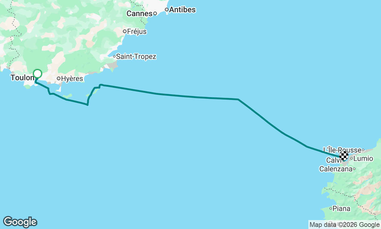Voyage map