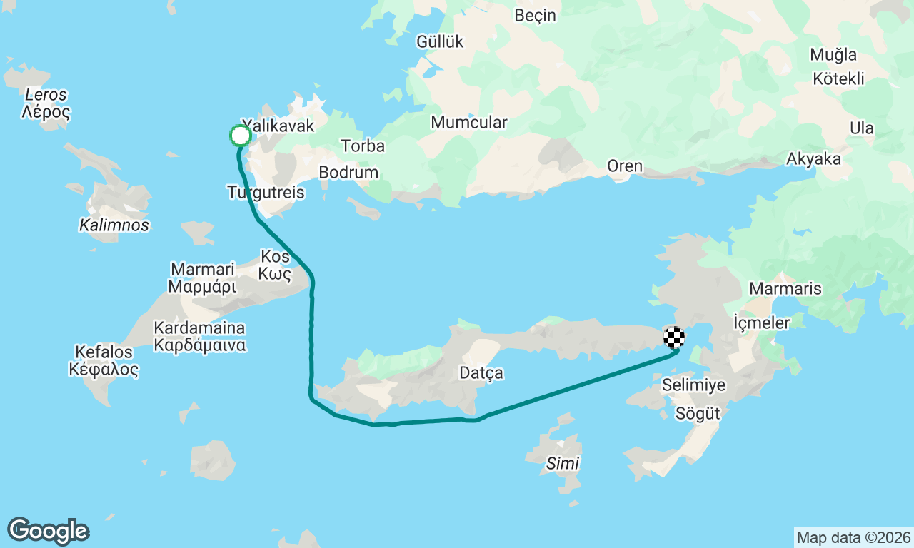 Voyage map