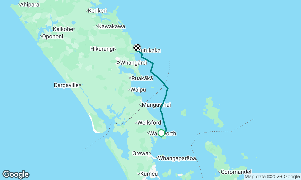 Kauwau to Tutukaka