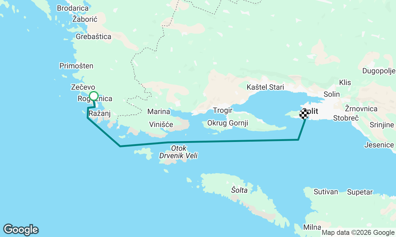 Voyage map