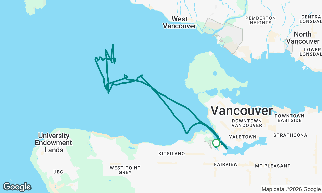 Day sail in English Bay