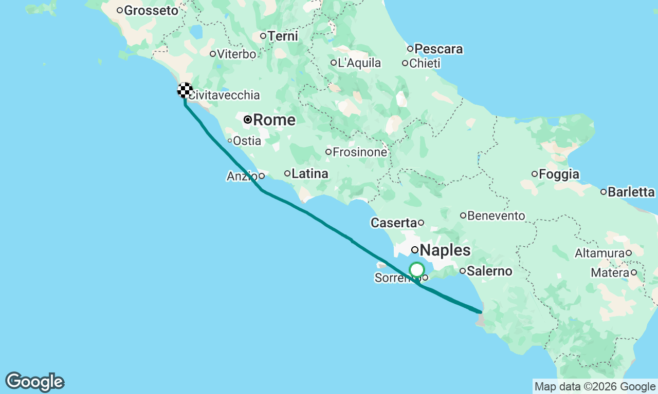 Voyage map