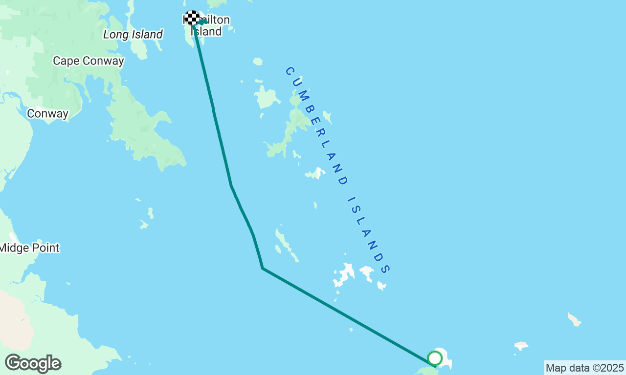 Brampton Island to Hamilton Island