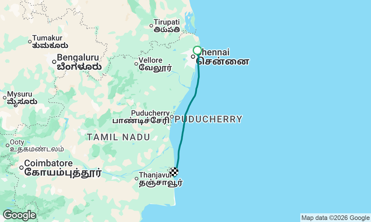 Voyage map