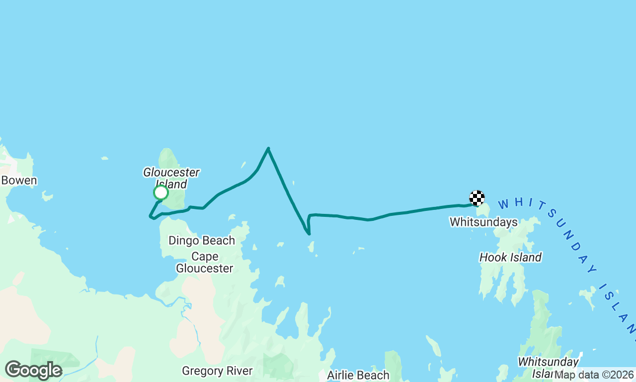 Gloucester Is to Blue Pearl bay, Hayman Is.