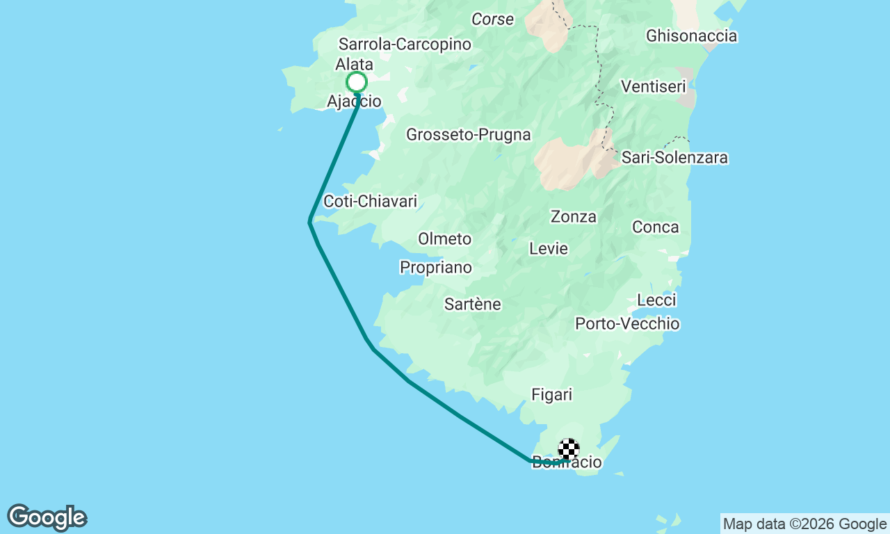 Voyage map