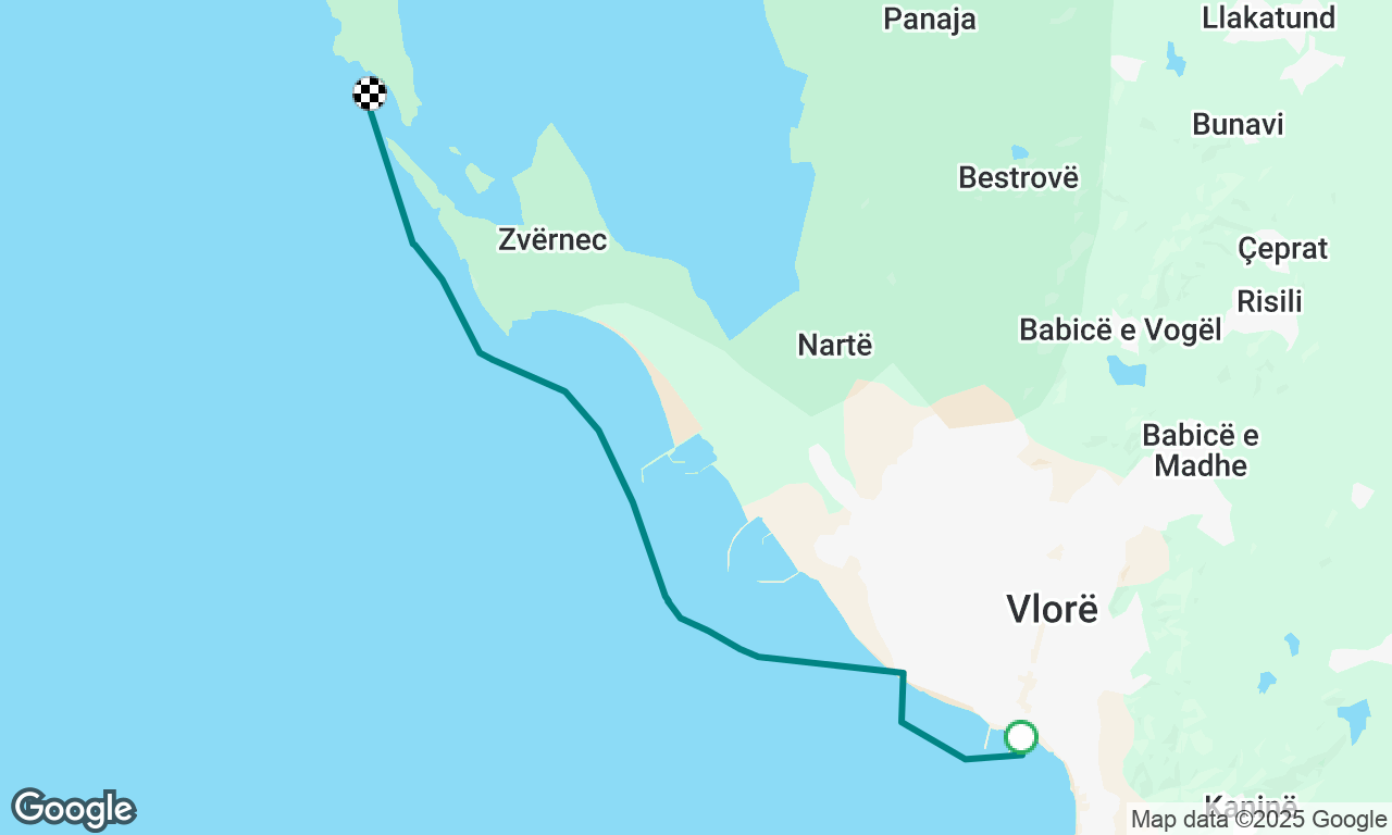 Vlore to Dalan Beach