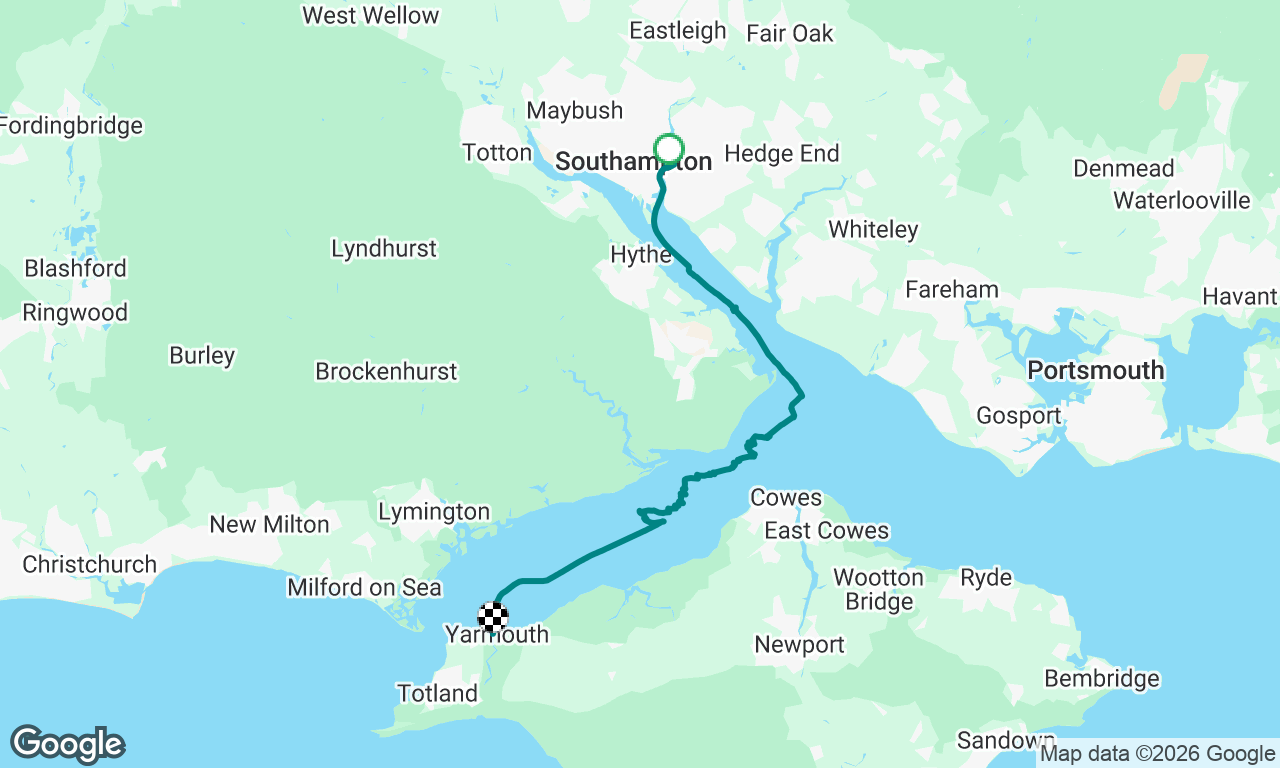 Coastal Skipper Day 1 / Soton to Yarmouth