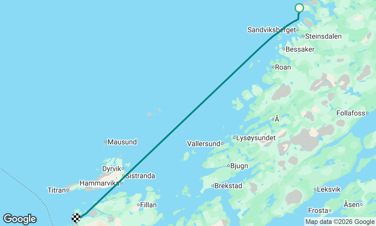 Voyage map