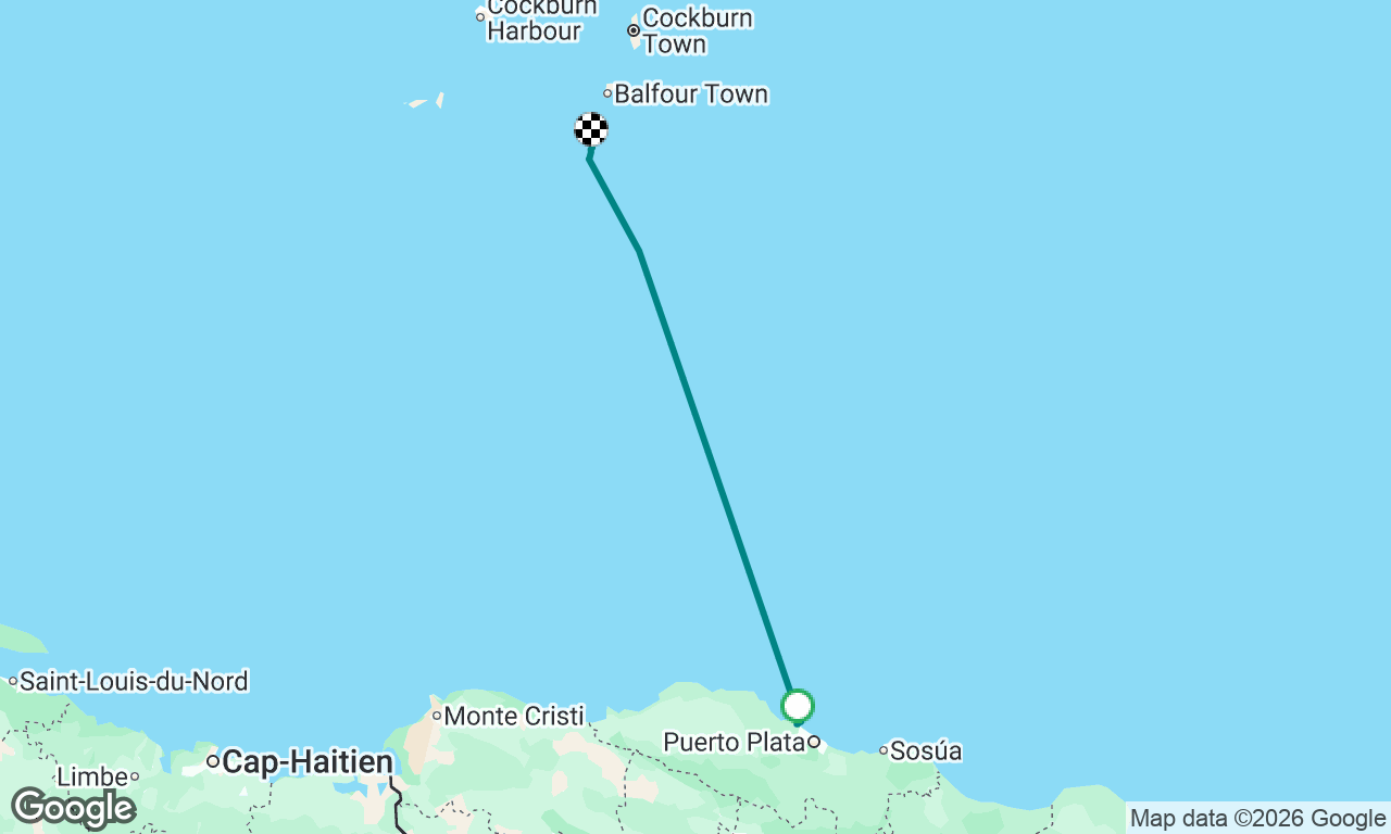 Voyage map