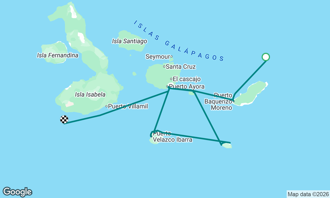 Voyage map