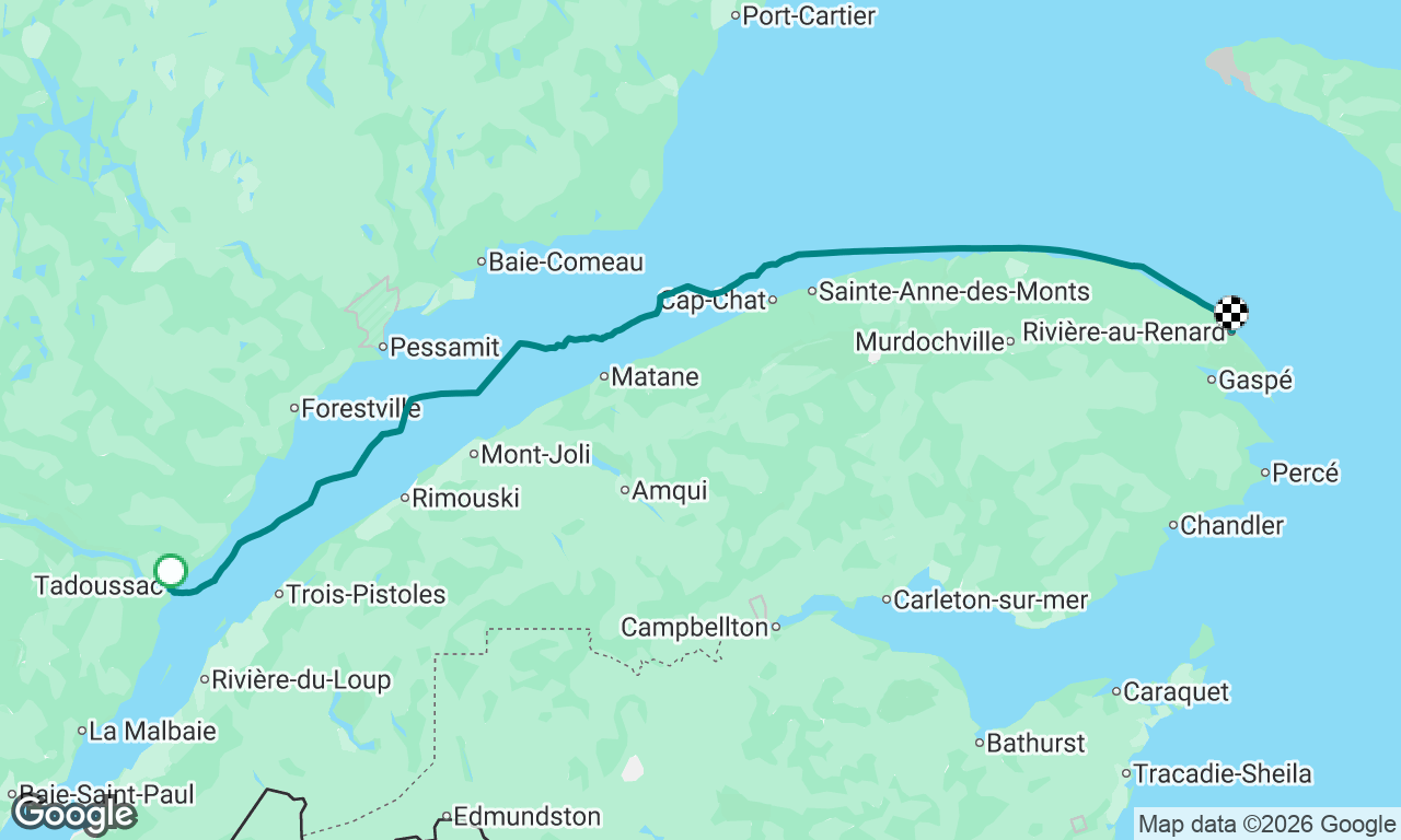 St-Laurent 400 Leg 1 - course Voiles Sansoucy