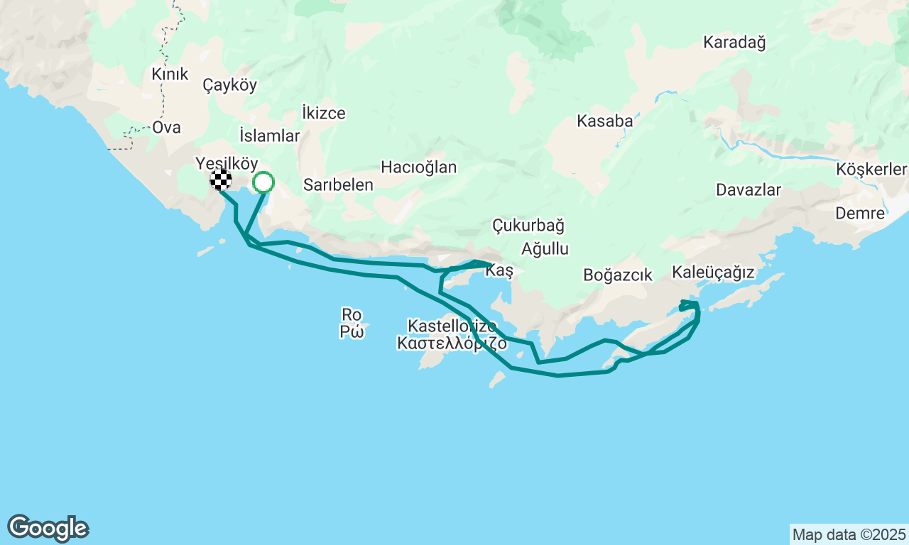 Voyage map