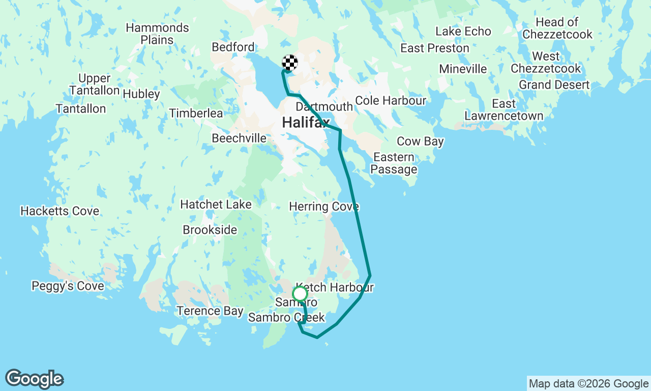 Sambro Harbour to Dartmouth Yacht Club