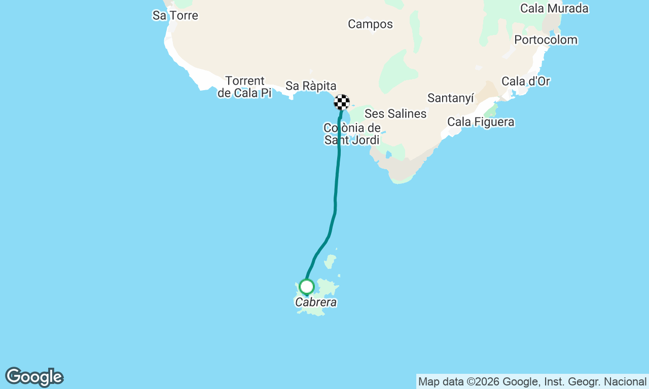 Voyage map
