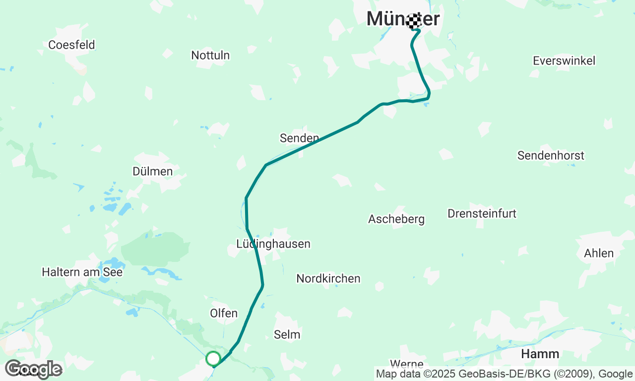 Datteln / sluse til Münster mitte