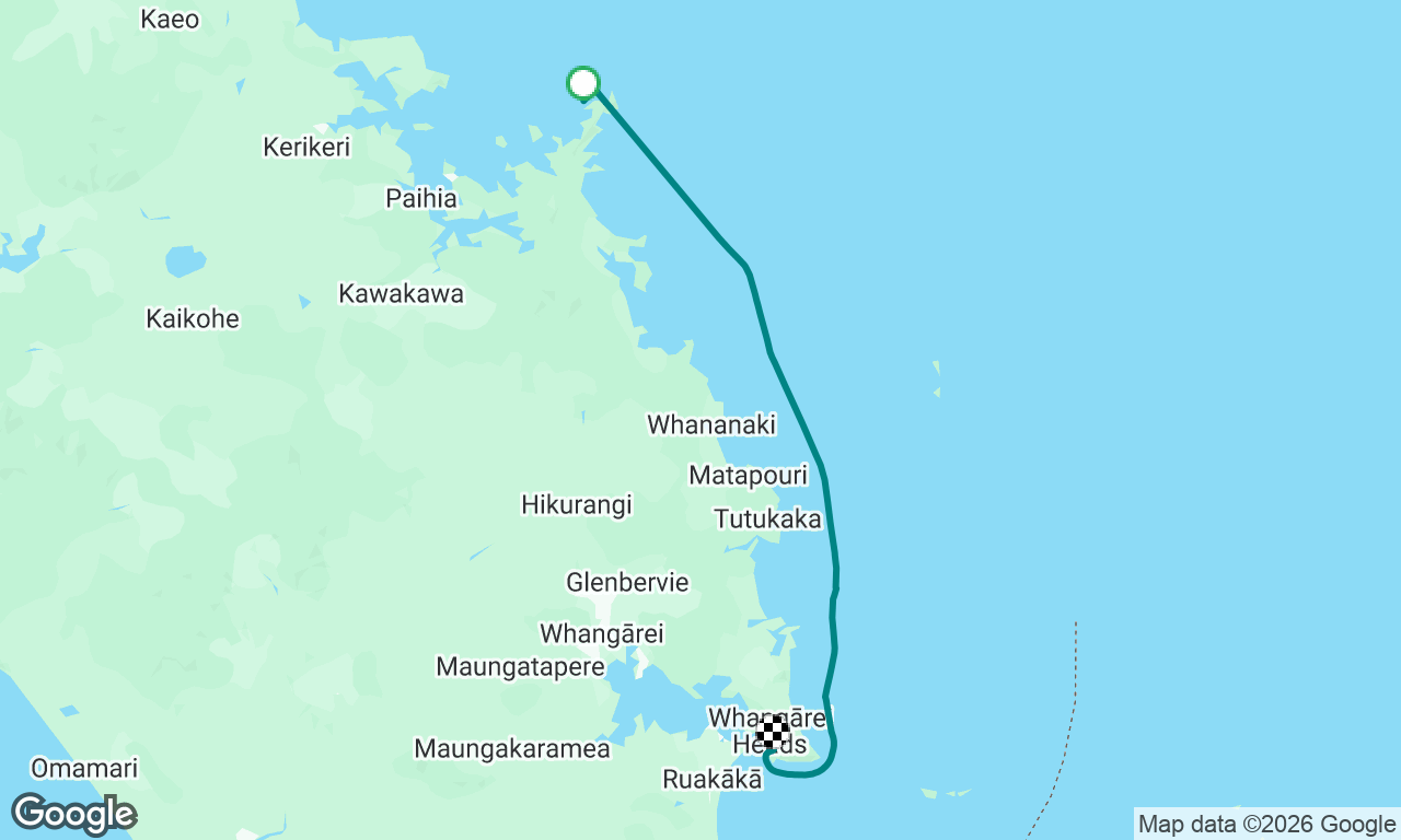 Deep Water Cove to Urquharts Bay, Whangarei 