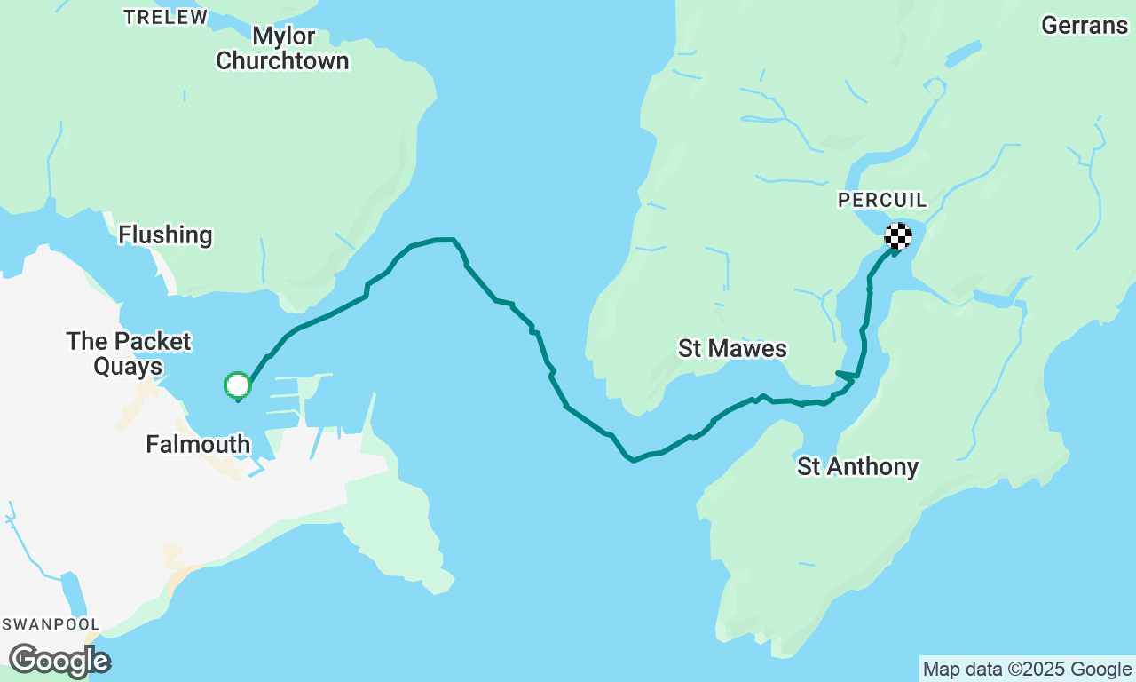 short crossing to Percuil