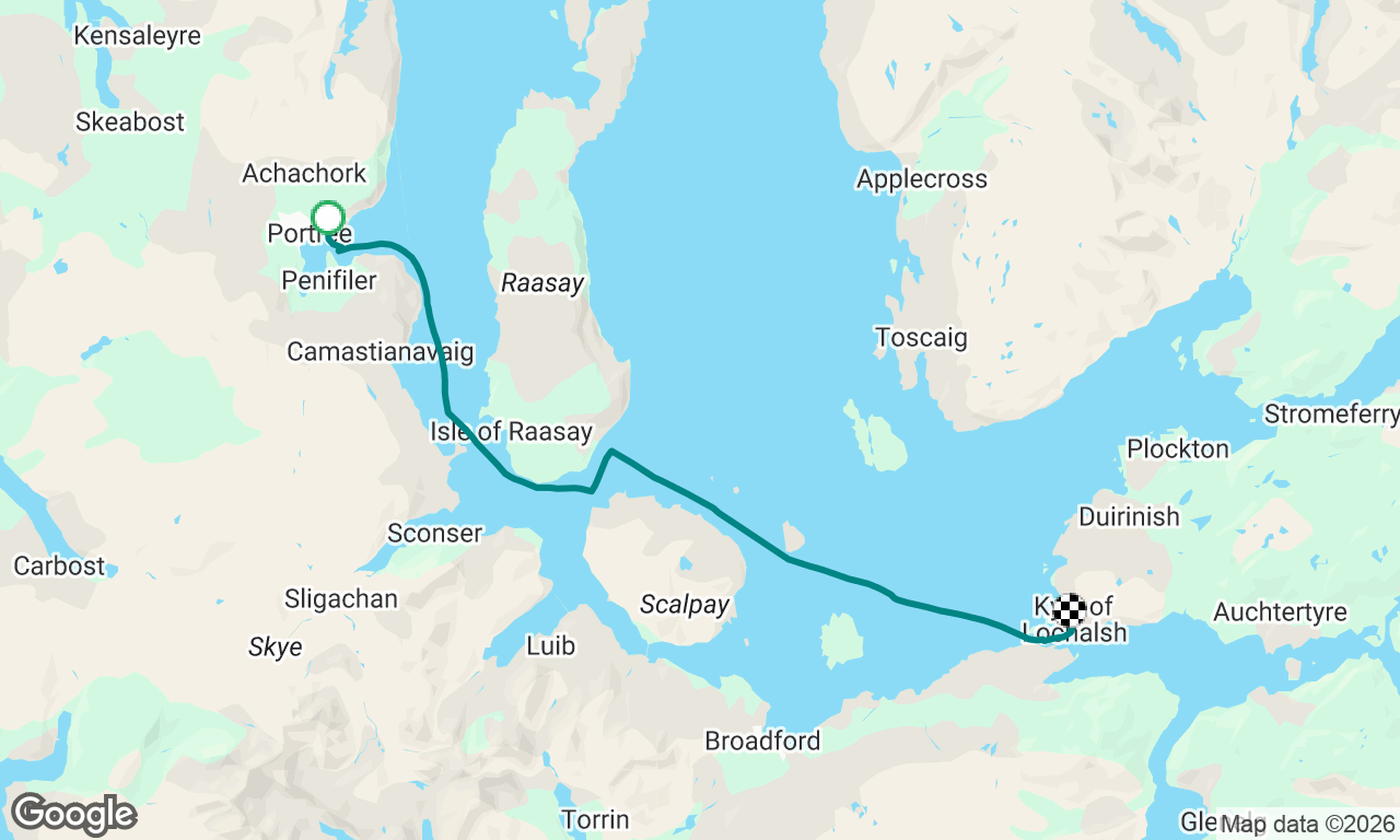 Portree to Kyle