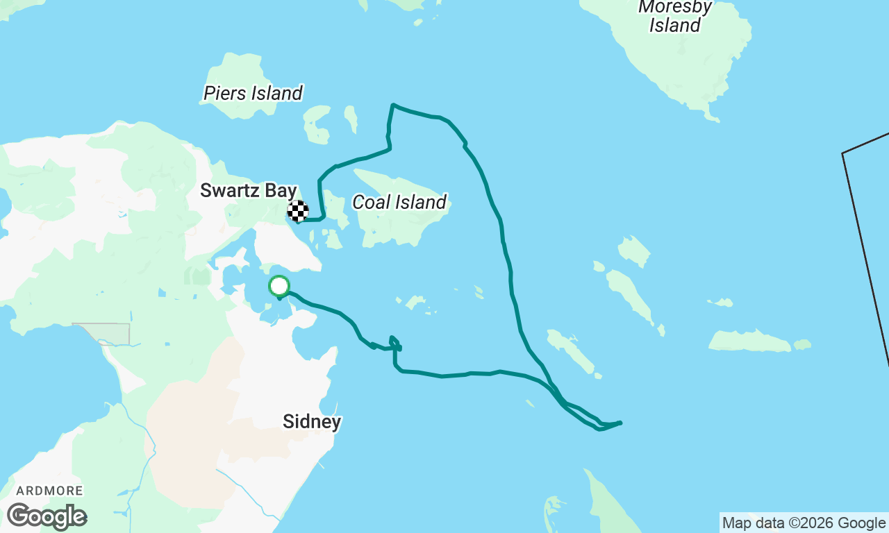 Sidney Spit and Round Coal Island