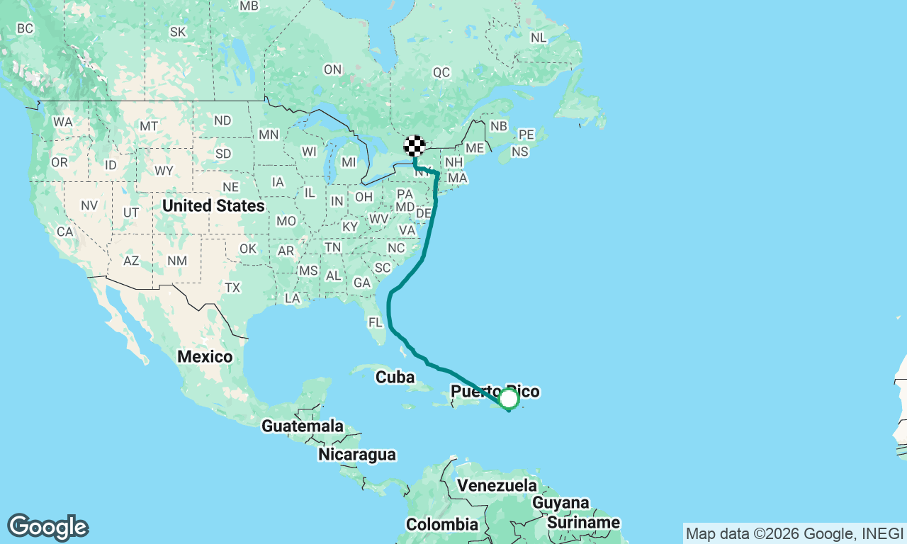 Voyage map