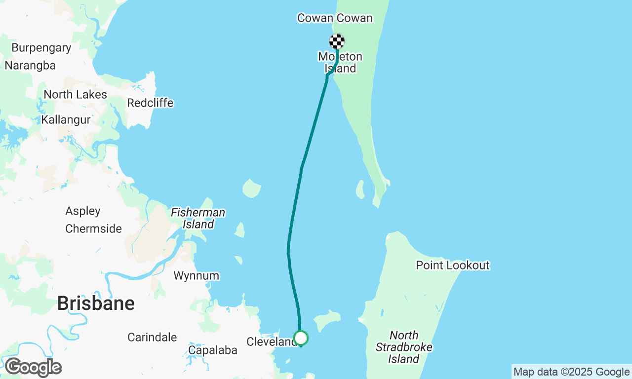QLD25 10. Coochiemudlo Island to Tangalooma Reef, Moreton Island
