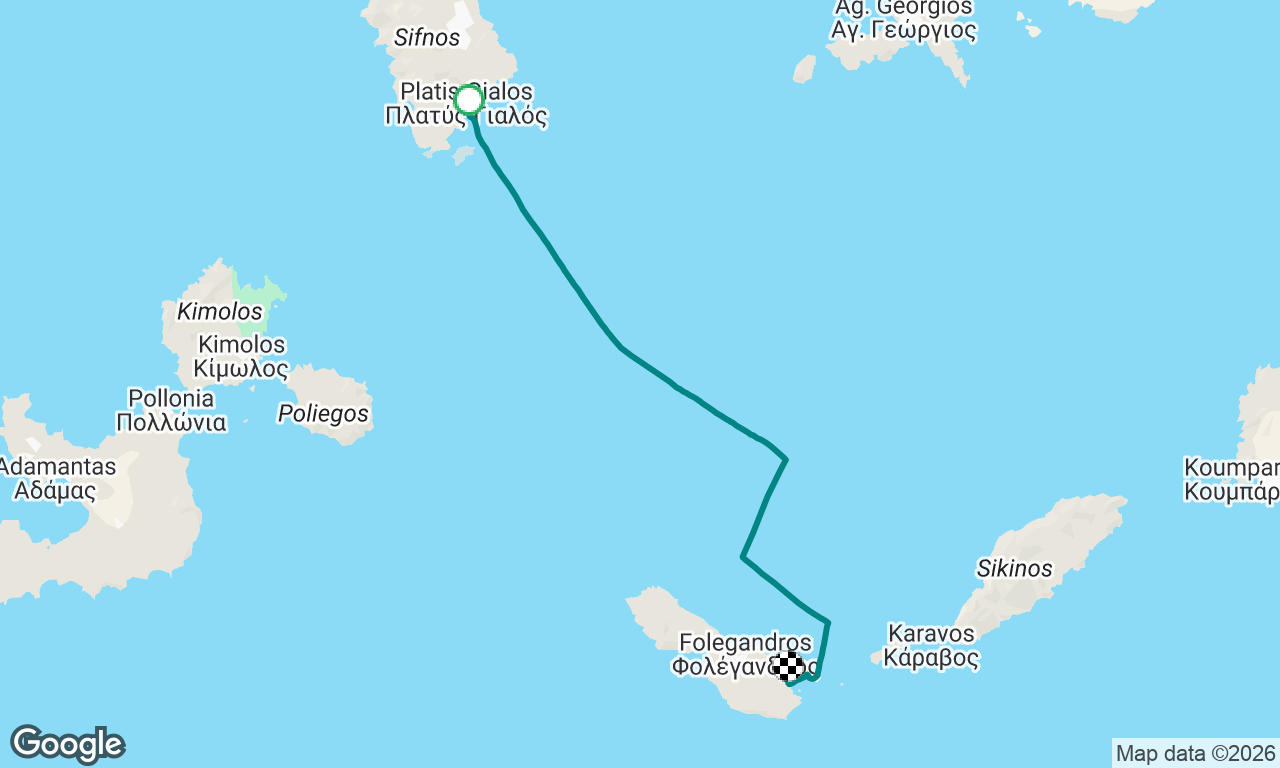 Sifnos to Folegandros