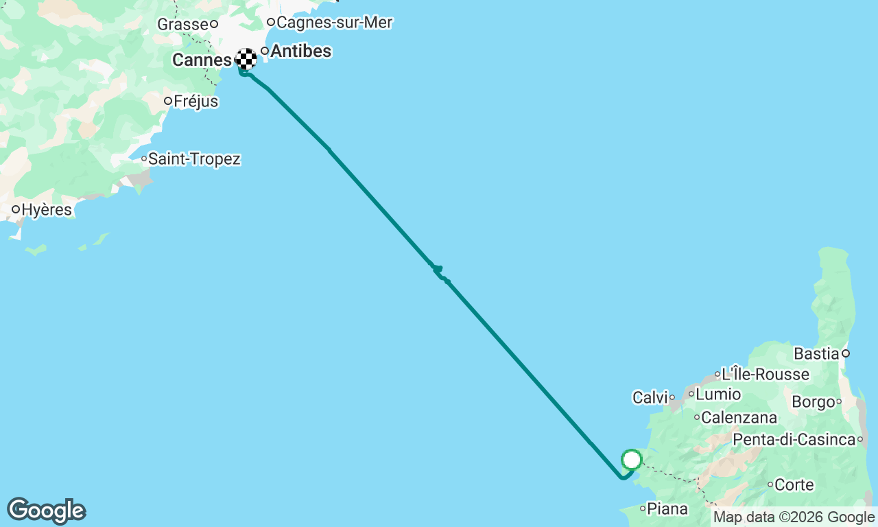 Voyage map