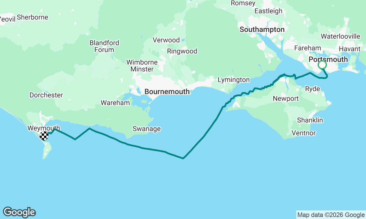 JOG Cowes to Weymouth and Portland
