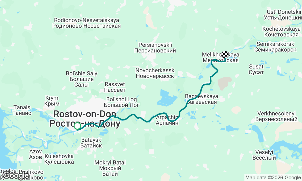 Voyage map