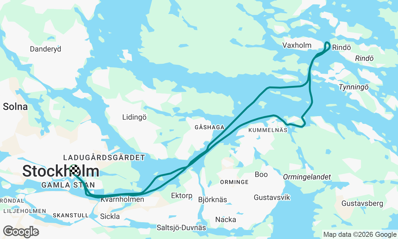 Sailing in the Swedish Archipel
