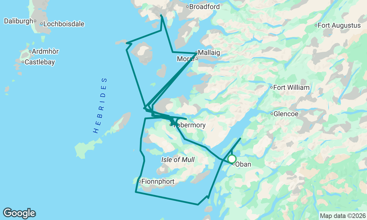 Oban to Oban Iona Sail