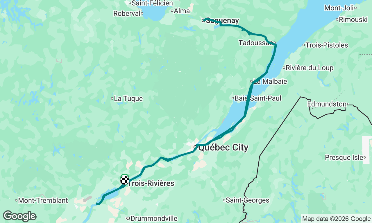 Voyage map