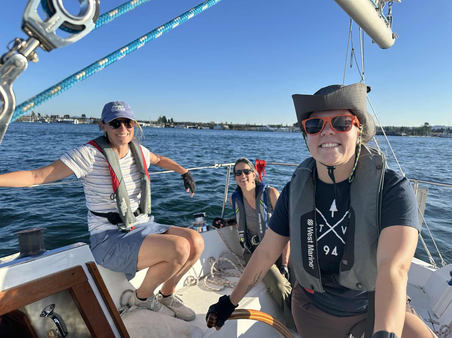 Thursday night sail on Calypte_95345BB4-0522-4645-86FB-F3348E512F2D