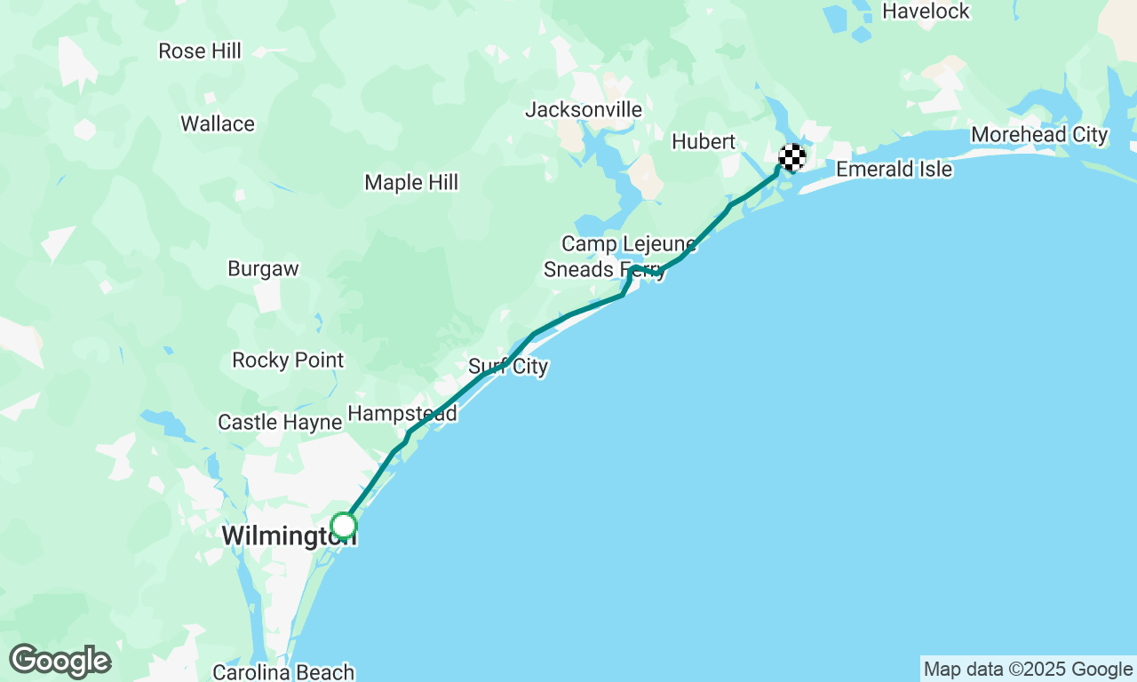 Wrightsville Beach to Swansboro