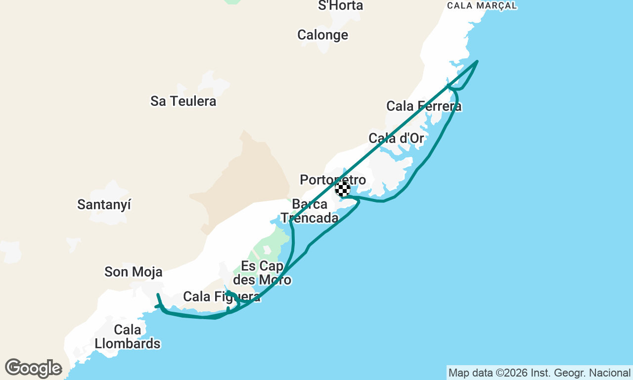 Voyage map
