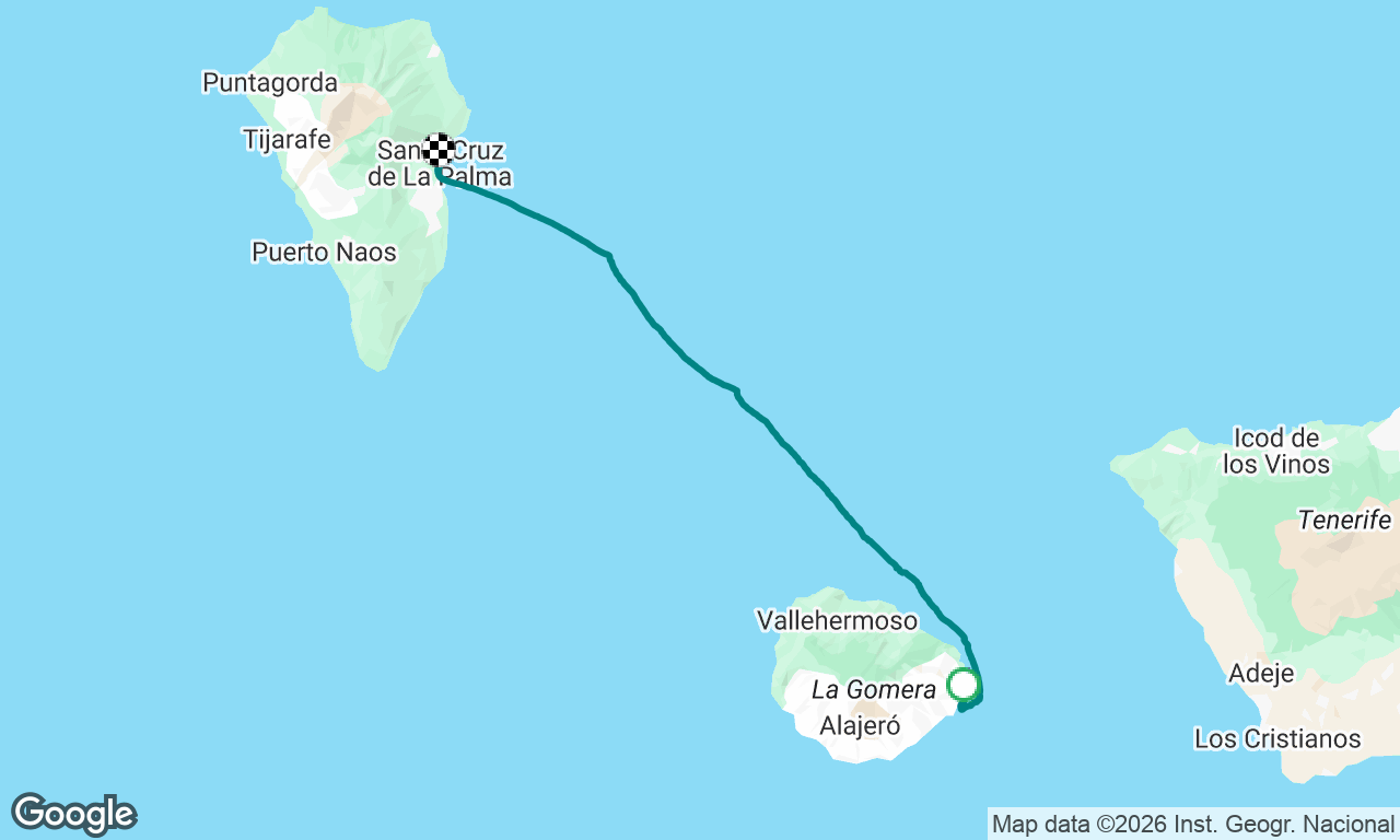La Gomera to La palma