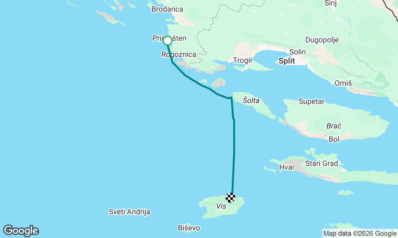 Voyage map